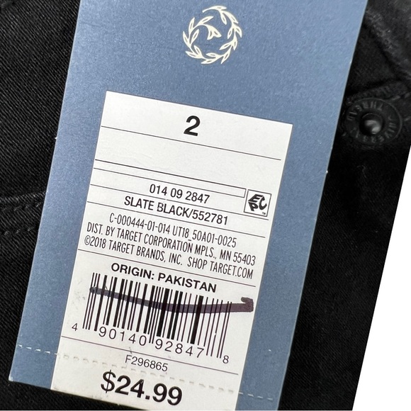 Universal Thread WOMENS Sz 2 (26R) High-Rise Slim Leg Pull On Black Jeggings - Picture 6 of 14